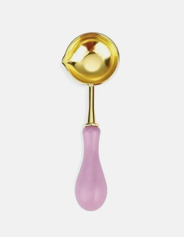 Stainless steel sealing wax spoon for melting wax beads
