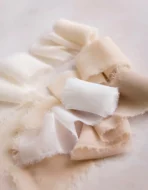 Sheer Raw Edge Chiffon Ribbon (6.4m) - Image 5
