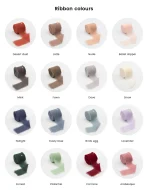 Sheer Raw Edge Chiffon Ribbon (6.4m) - Image 3