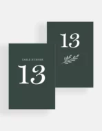 Elysium Table Numbers