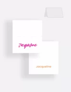 Muse Folded Place Cards