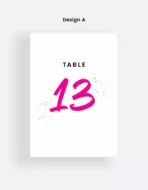 Muse Table Numbers - Image 2