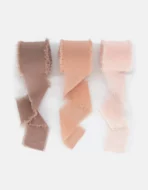 Sheer Raw Edge Chiffon Ribbon (6.4m) - Image 8