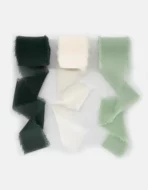 Sheer Raw Edge Chiffon Ribbon (6.4m) - Image 10