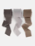 Sheer Raw Edge Chiffon Ribbon (6.4m) - Image 11