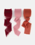 Sheer Raw Edge Chiffon Ribbon (6.4m) - Image 12