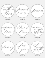 Wax Seal Stamp – Script Collection - Image 2
