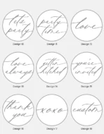 Wax Seal Stamp – Script Collection - Image 3