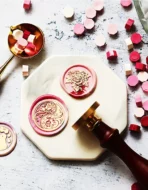 Personalised wax seal stamp Australia with brass stamp head