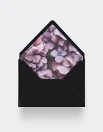 Dark Floral Envelope Liner