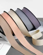Plain Weave Grosgrain Double-faced Solid Ribbon (18m)