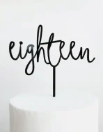 Custom Acrylic Cake Topper