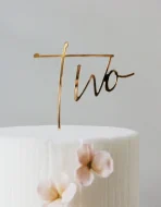 Custom Acrylic Cake Topper - Image 2