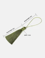 Extra-Plush Silk Finish Decorative Tassels (10 Pack) - Image 8
