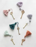 Mini Silk Finish Decorative Tassels (5 Pack)
