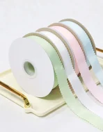 Scalloped Double-faced Grosgrain Ribbon - Image 3