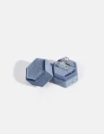 Velvet Hexagonal Ring Box - Image 7