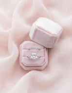 Velvet Octagonal Ring Box - Image 4