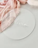 Coaster Acrylic Place Cards