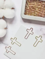Cross Shaped Paper Clips (50 Pack) - Image 7