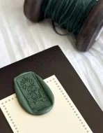 Custom 18x35mm Rectangle Wax Seal Stamp - Image 4