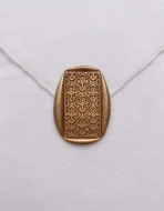 Custom 18x35mm Rectangle Wax Seal Stamp - Image 2